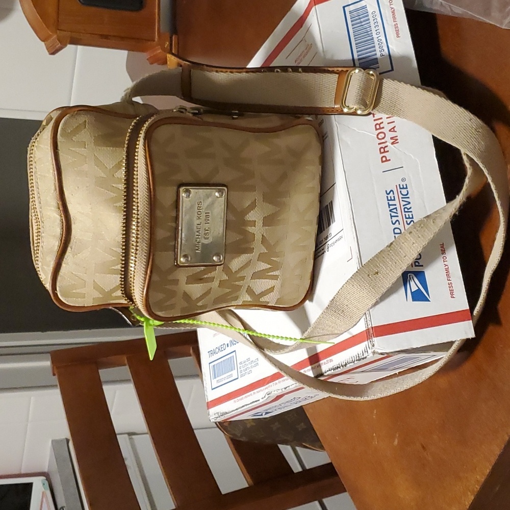MK Canvas crossbody bag